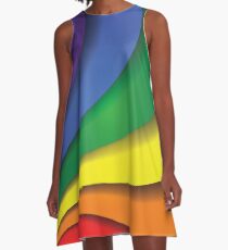 Pride Rainbow A-Line Dress