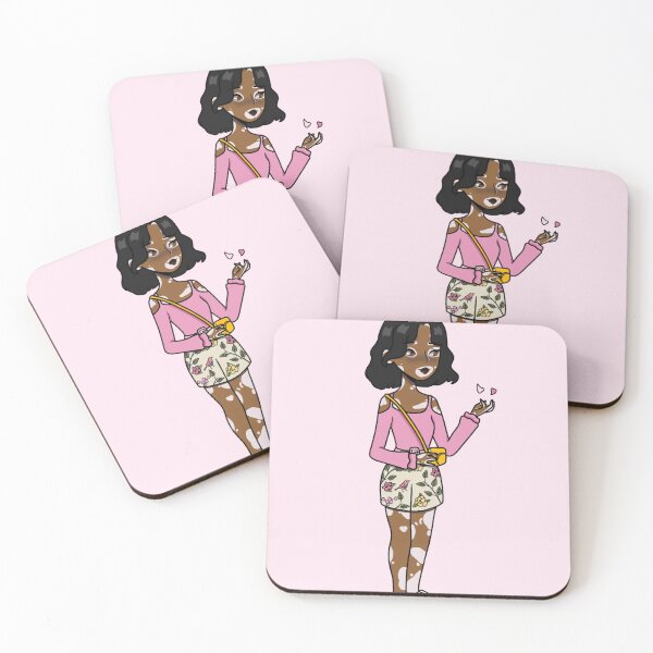 Item preview, Vitiligo spring girl designed and sold by Niaillustration.