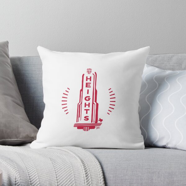 Heights Theater - Houston Heights, Texas Throw Pillow