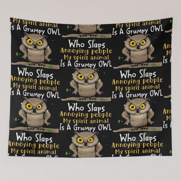 Item preview, owl annoying people designed and sold by bunngu2020.