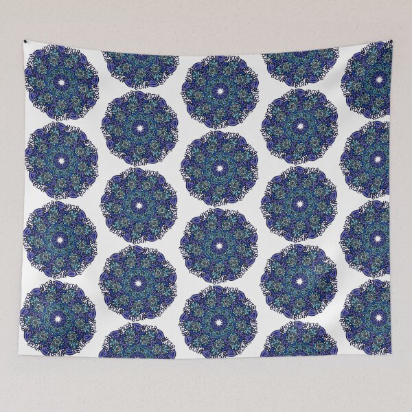 Item preview, Seafoam Blue Barnacled Mandala designed and sold by Juli McKendree.