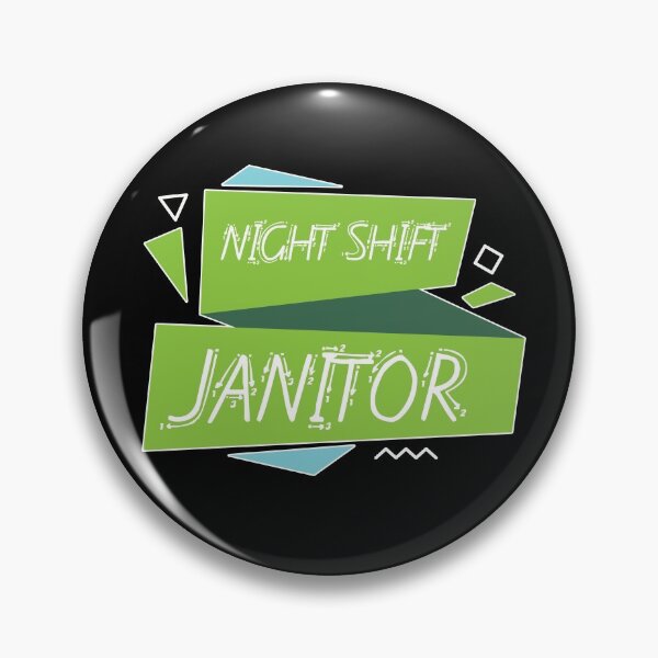 Item preview, Night shift janitor designed and sold by hicham4you.