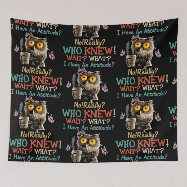 Item preview, owl who knew designed and sold by bunngu2020.