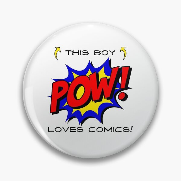 Item preview, This Boy Loves Comics! (on White) designed and sold by epinkb.