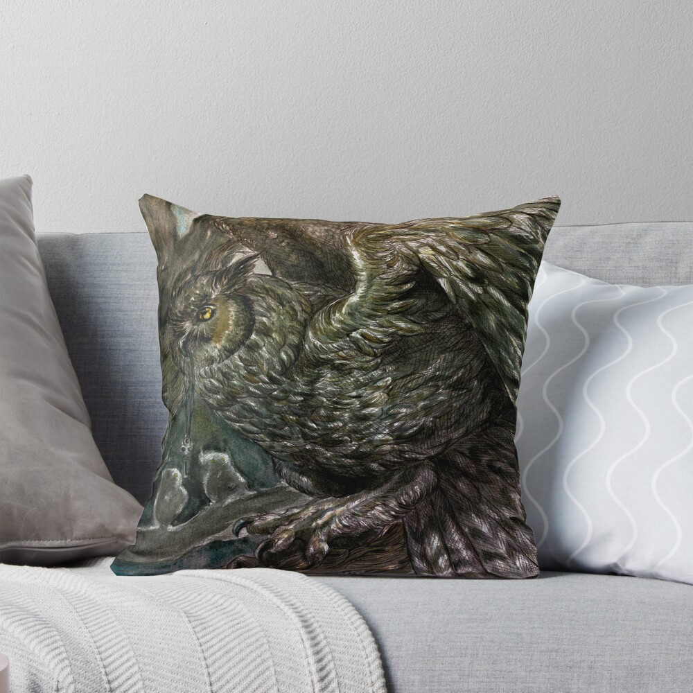Item preview, Throw Pillow designed and sold by WOLFSKULLJACK.