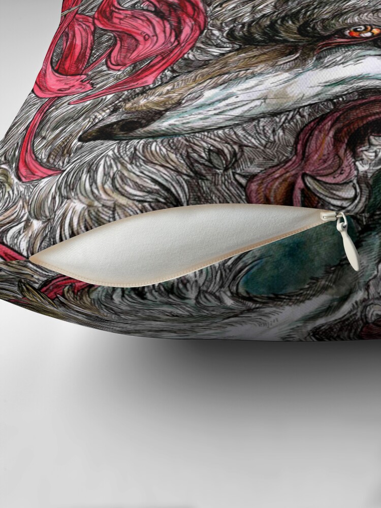 Thumbnail 2 of 4, Pillow, All Seeing designed and sold by WOLFSKULLJACK.