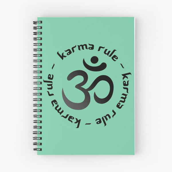 Item preview, Karma Rule - Classic Black Ohm on Mint Green designed and sold by NoMatterLab.