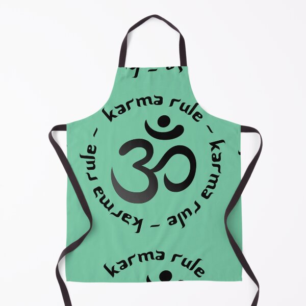 Item preview, Karma Rule - Classic Black Ohm on Mint Green designed and sold by NoMatterLab.