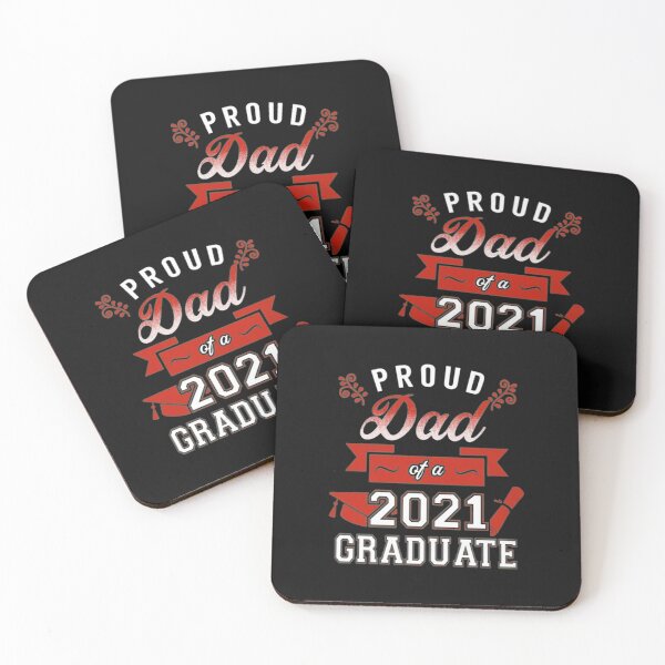 Item preview, proud dad of a 2021 senior red designed and sold by bunngu2020.