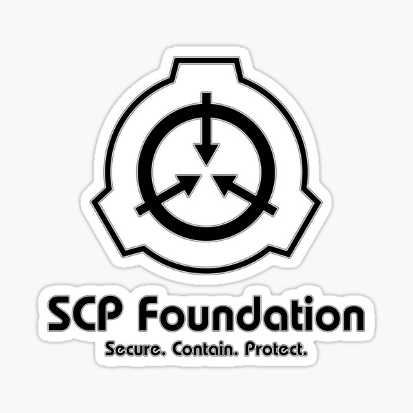 Scp Foundation Logo Scp Foundation Gift Tee' Sticker