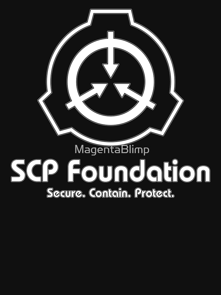 SCP Foundation (in Black) Sticker for Sale by MagentaBlimp