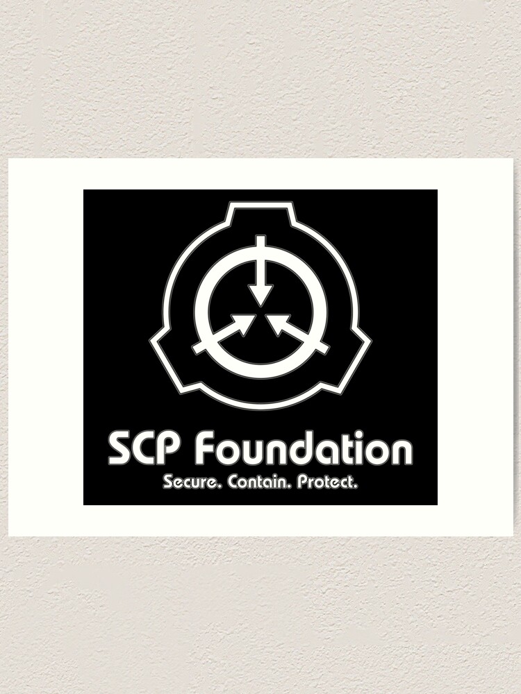 SCP Foundation (in Black) Sticker for Sale by MagentaBlimp