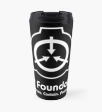 SCP Foundation (in White) Travel Mug