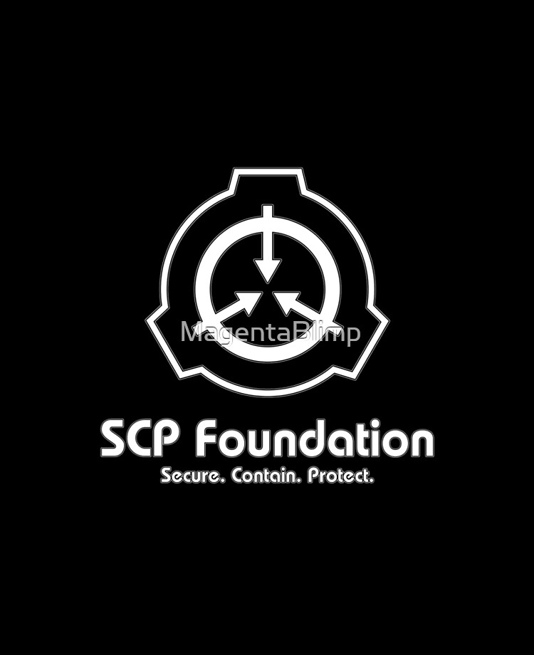 SCP Foundation (in Black) Sticker for Sale by MagentaBlimp