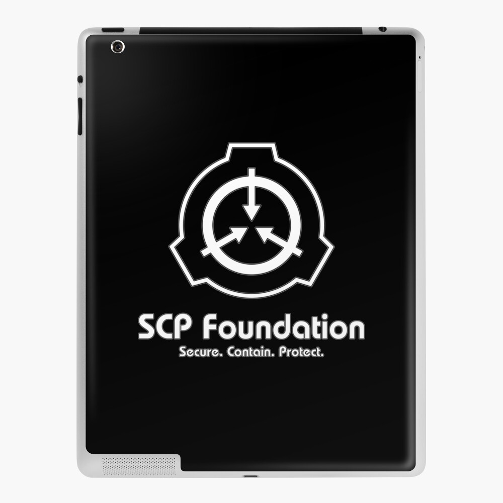 SCP Foundation White Logo Greeting Card by Harbud Neala