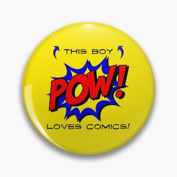 Item preview, This Boy Loves Comics! (on Yellow) designed and sold by epinkb.
