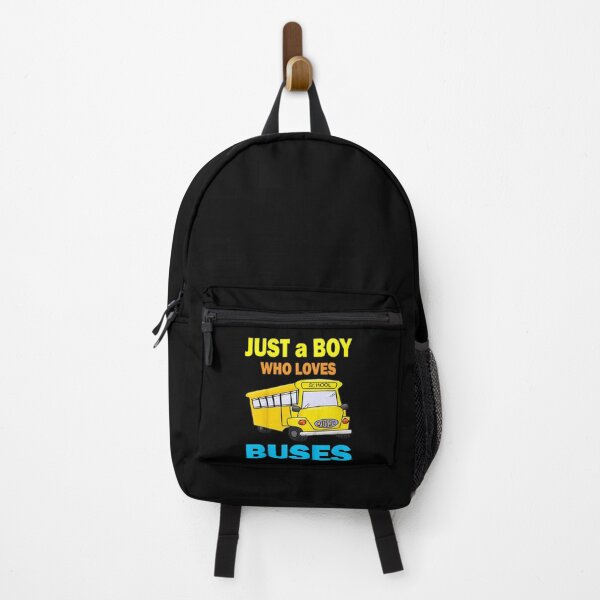 Aperçu de l'œuvre Juste un garçon qui aime les autobus scolaires Amoureux des bus mignons créée et vendue par Logan Dicks.