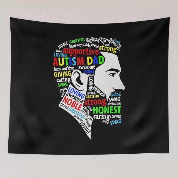 Item preview, AUTISM DAD LOVING AWESOME NOBLE designed and sold by Princez21.