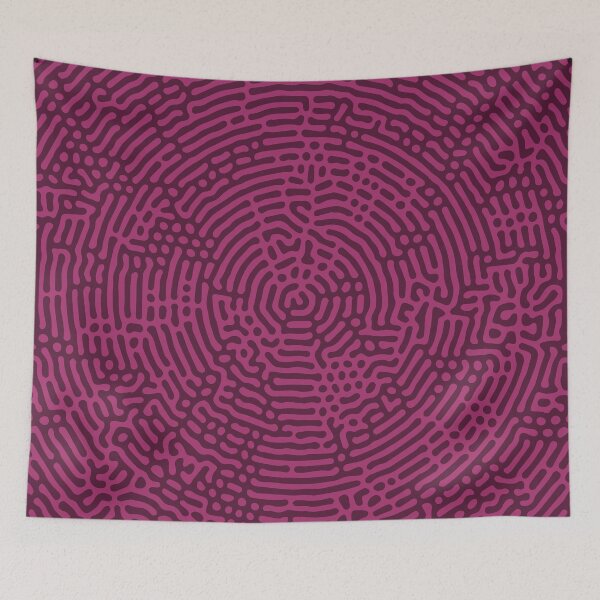 Item preview, Radial Turing Pattern (Purple Pink) designed and sold by John Uttley.