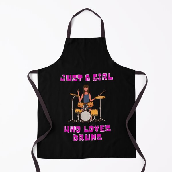 Item preview, Just a girl who loves drums designed and sold by BlakefourDesign.