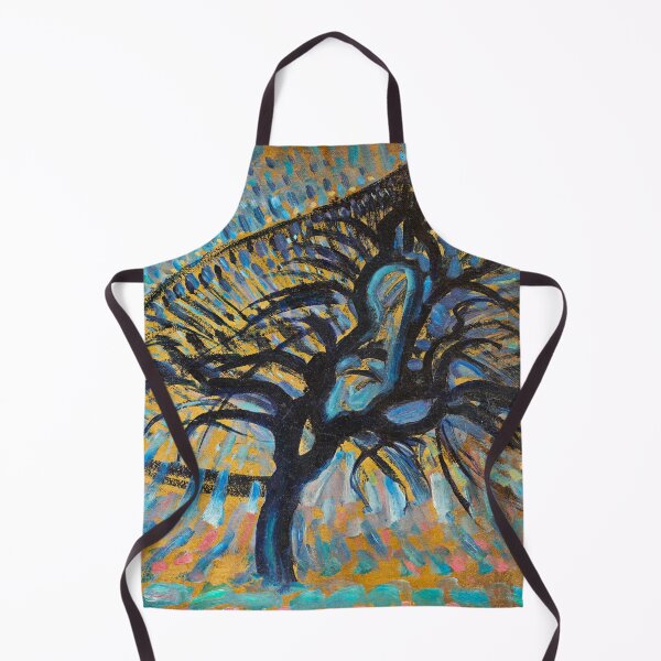 Artikelvorschau, Apfelbaum, Pointillist Version - Piet Mondrian entworfen und verkauft von brushandframes.