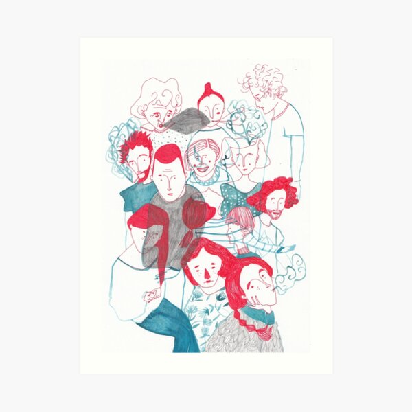 people are people Art Print