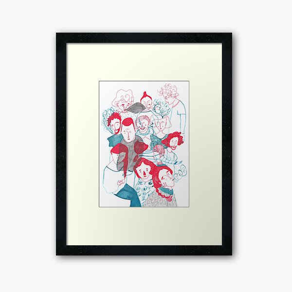 people are people Framed Art Print