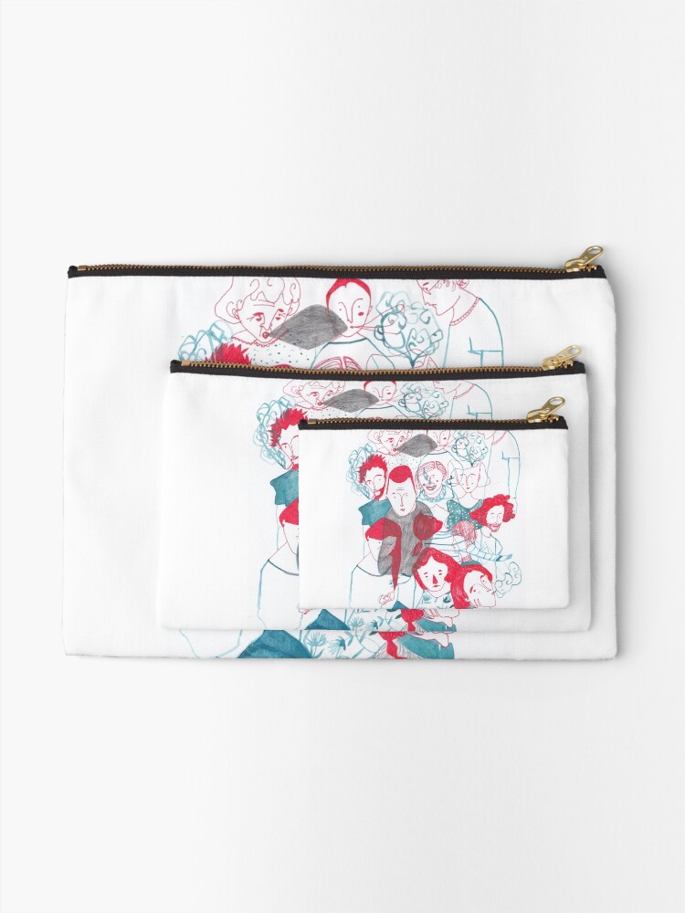 Alternate view of people are people Zipper Pouch