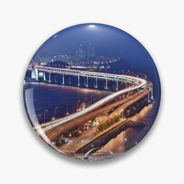 Item preview, busan night scene gwangan bridge designed and sold by nature scenerys.