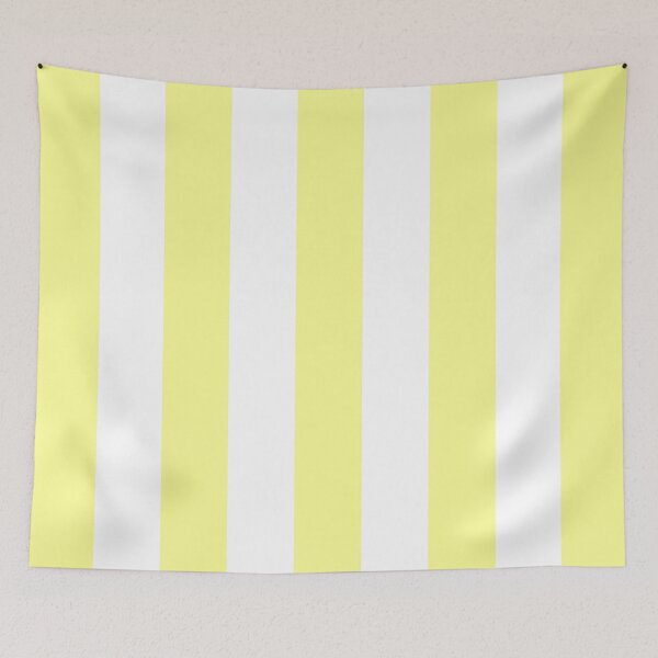 Item preview, Medium YELLOW and WHITE Vertical STRIPES designed and sold by RachelMacht.
