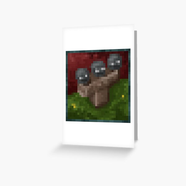 Wither Storm Illustration Minecraft Postcard for Sale by VibrantVortex