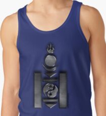 Soyombo Ideogram in metallic steel Tank Top