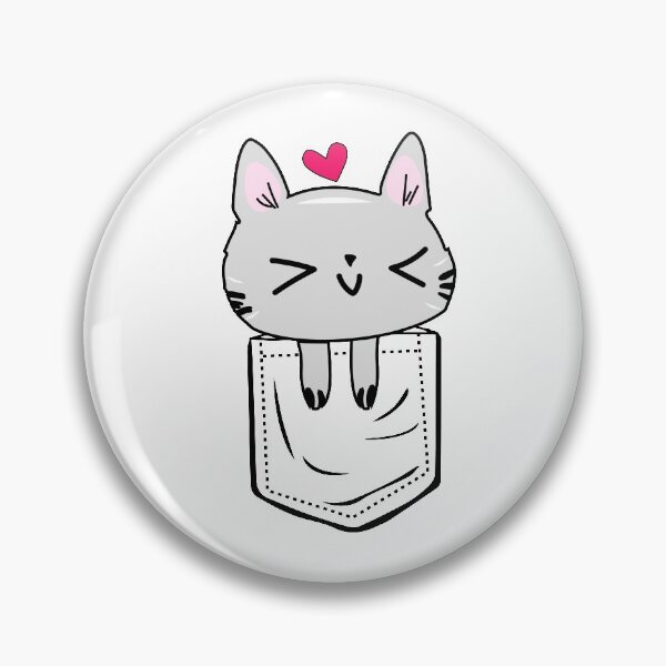 Item preview, cat in pocket : Funny cat in pocket, cute cat, Cute t-pocket cat designed and sold by youssef92.
