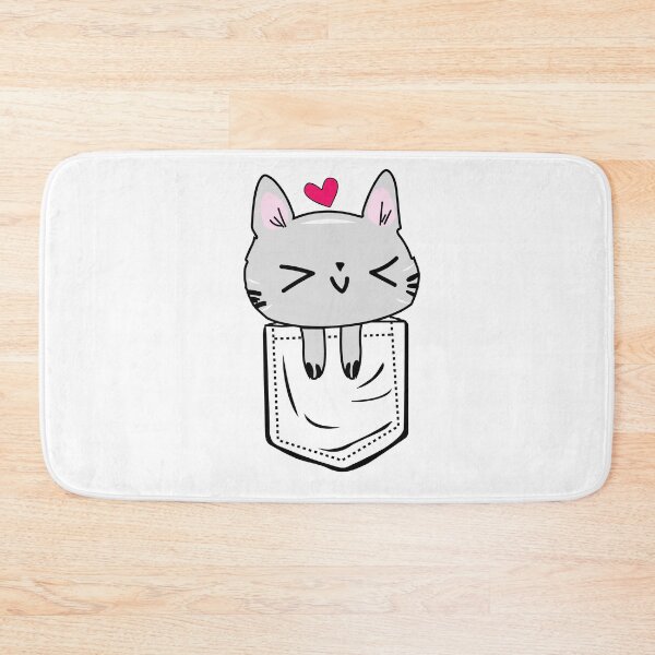 Item preview, cat in pocket : Funny cat in pocket, cute cat, Cute t-pocket cat designed and sold by youssef92.