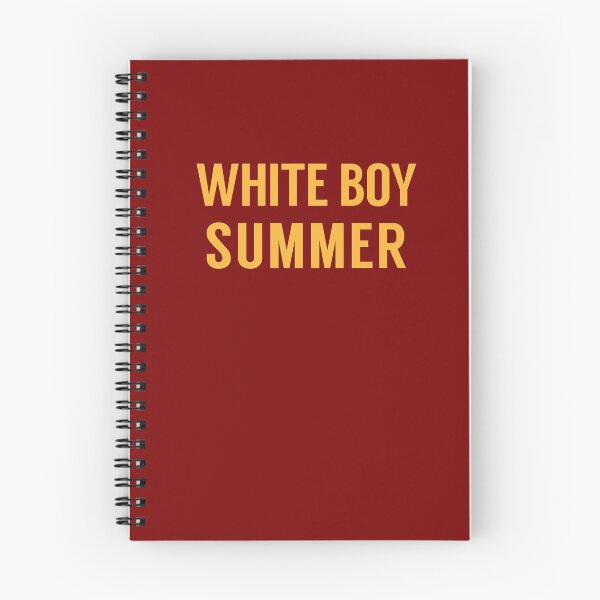 Item preview, White Boy Summer in Burgundy and Mustard designed and sold by tinyteacups.