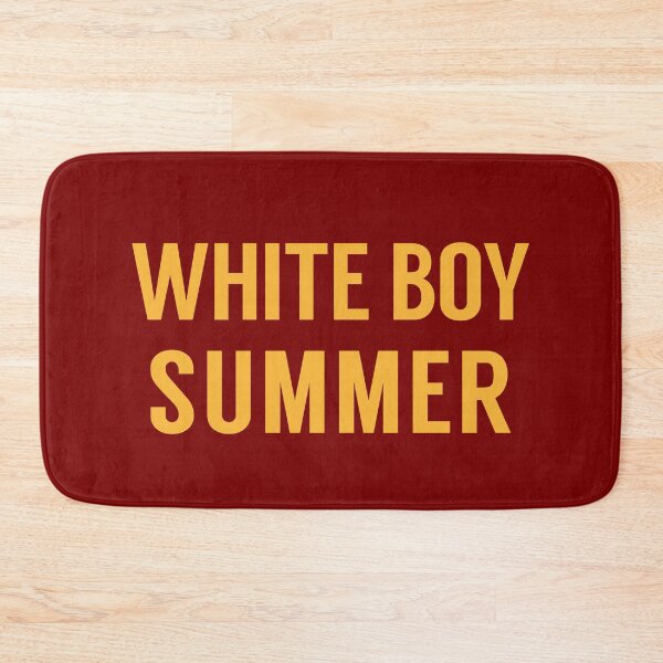Item preview, White Boy Summer in Burgundy and Mustard designed and sold by tinyteacups.