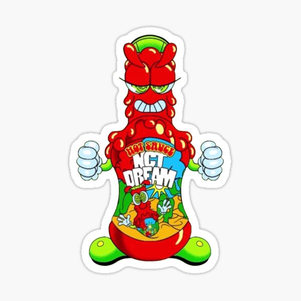 "Nct Dream Hot Sauce Crazy Jalapeno Bottle Logo" Sticker for Sale by