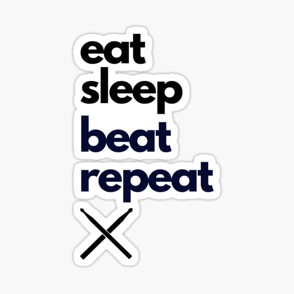 Eat Sleep Alto Repeat - Alto - Sticker