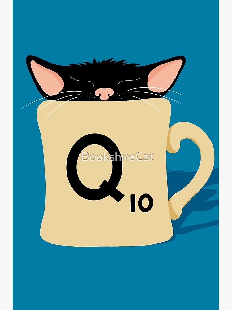 Q has a kitten by BookshireCat