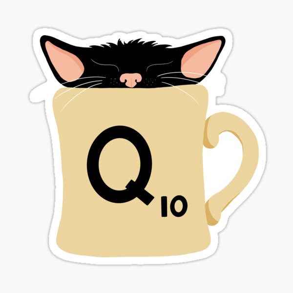 Q has a kitten Sticker