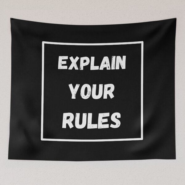 Item preview, Explain Your Rules Birthday designed and sold by Johan Liebert.