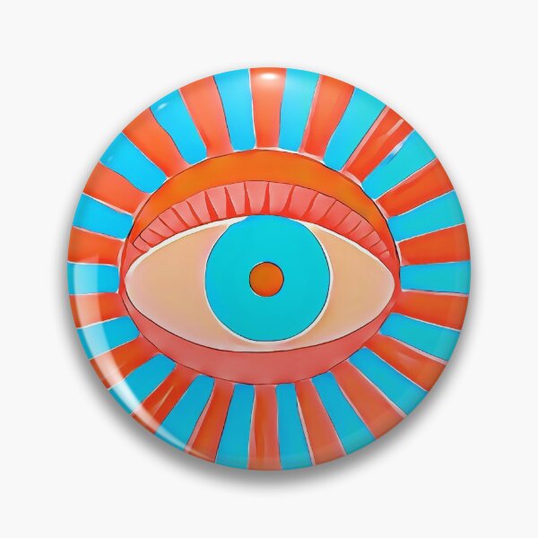 Item preview, Psychodelic Eye Blue and Orange designed and sold by Lunhai.