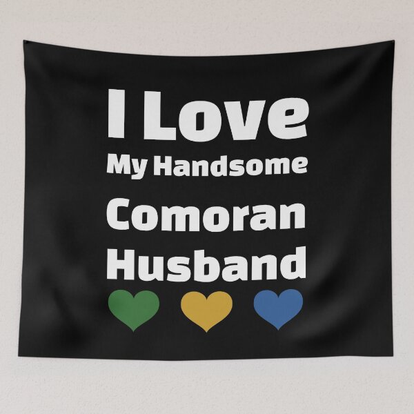 Item preview, I Love My Handsome Comoran Husband - Comoros Husband designed and sold by DiceNLDesigns.