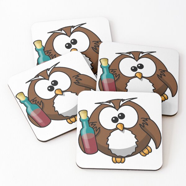 Item preview, Drunk owl designed and sold by PET-SHIRTS.
