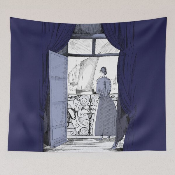 Item preview, Sea view through a window designed and sold by hobakmacha.