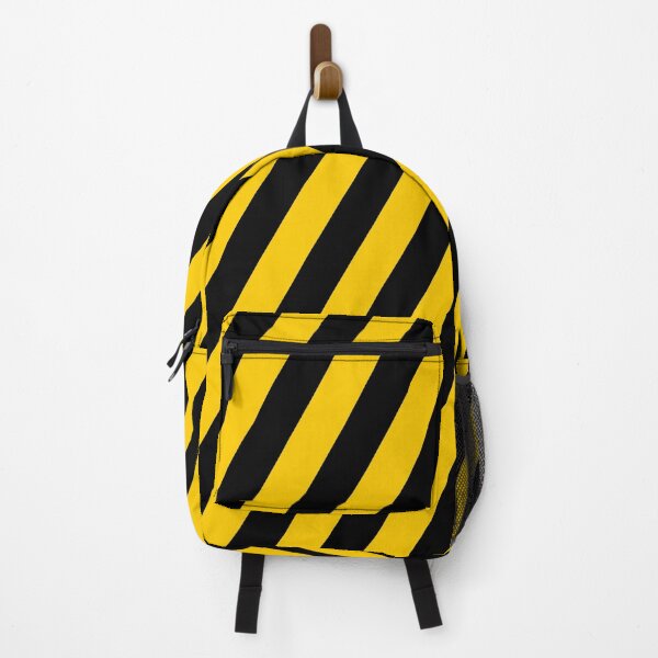 Item preview, Yellow Black sloping Striped Pattern designed and sold by Favorableresult.