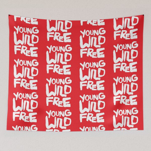 Item preview, Young Wild Free - Adventure and Wanderlust  designed and sold by thedarkbrook.