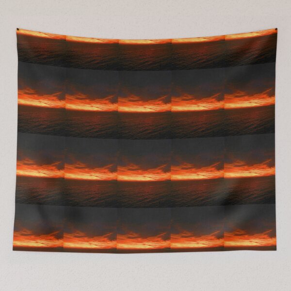 Item preview, Mediterranean sunset at dusk designed and sold by AnnetteArt.