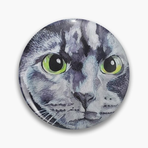 Item preview, Black Gray and White Cat designed and sold by EquusArtisan.