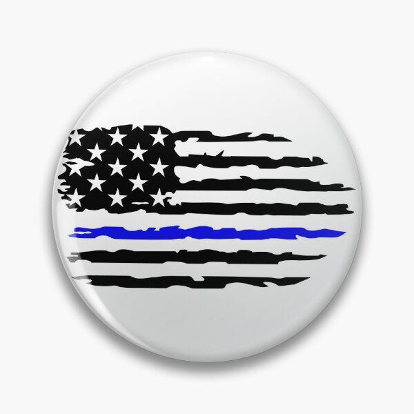 Item preview, Police Blue Line Flag designed and sold by TraceysTreasure.